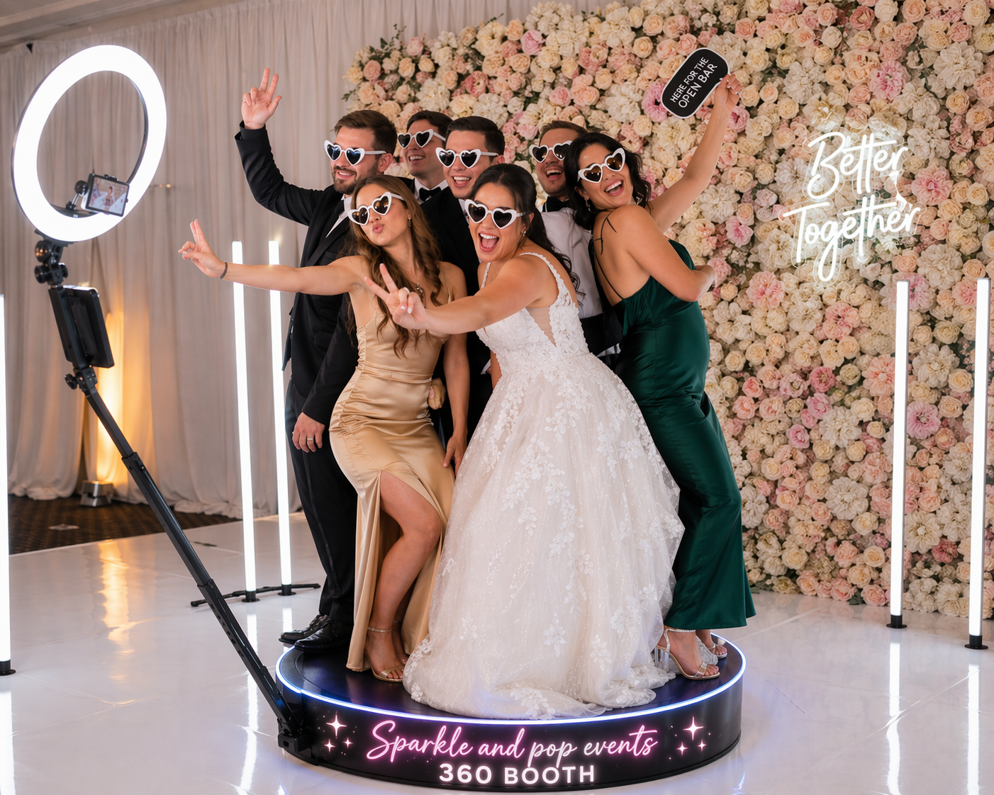 360 Photo Booth Add On- One Color Background